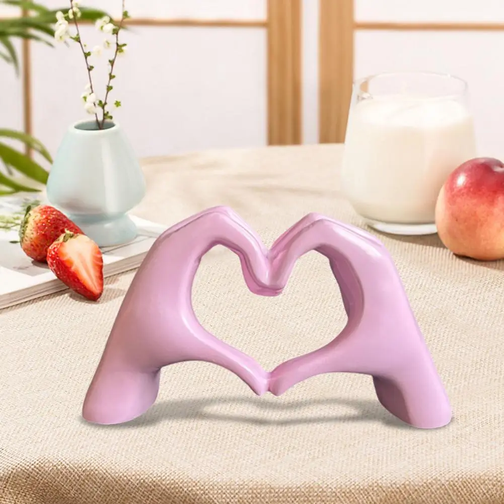Minimalism Heart Gesture Sculpture Resin Abstract Hand Love Statue Figurine Home Living Room Desktop Decoration Accessories Minimalism Heart Gesture Sculpture Resin Abstract Hand Love Statue Figurine Home Living Room Desktop Decoration Accessories