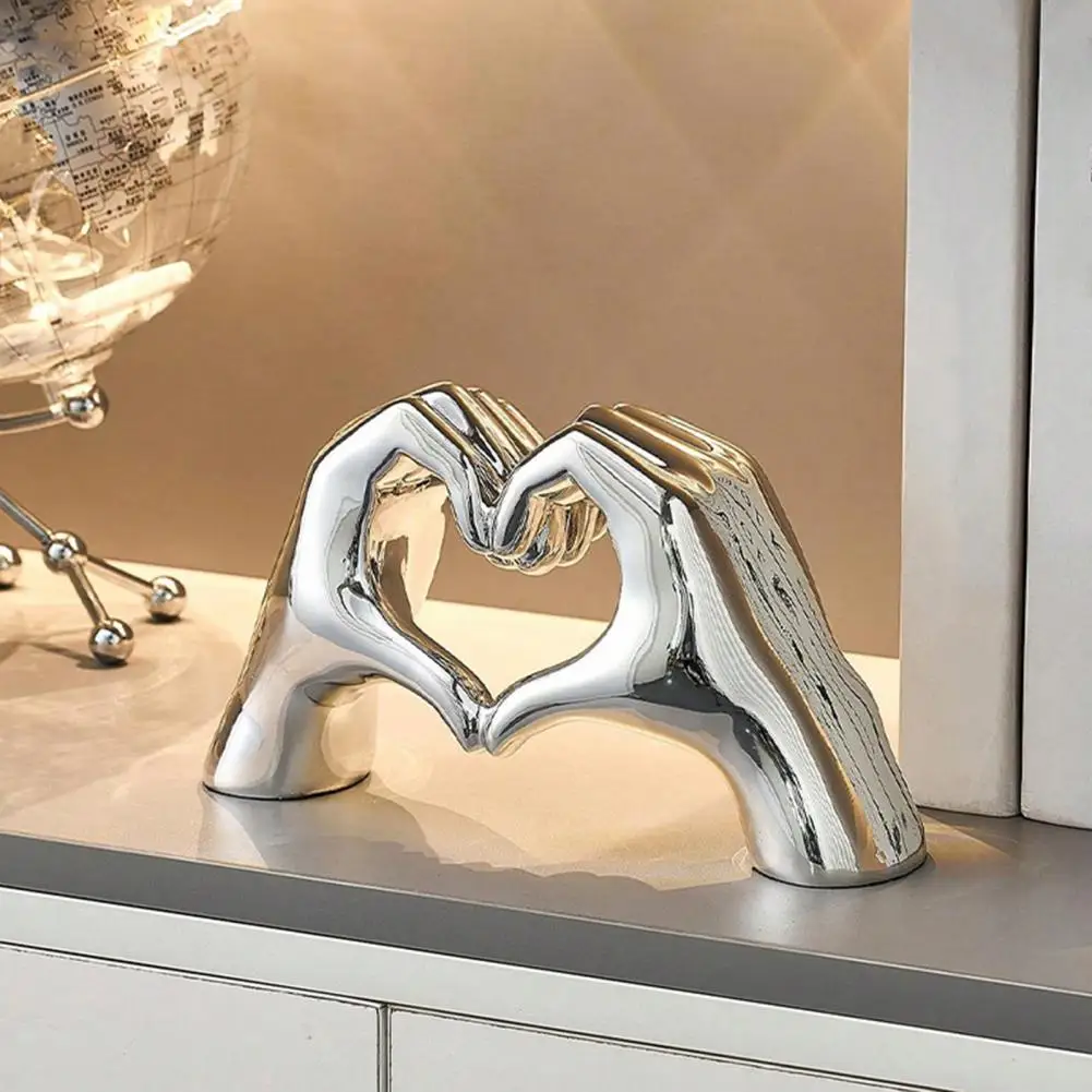 Minimalism Heart Gesture Sculpture Resin Abstract Hand Love Statue Figurine Home Living Room Desktop Decoration Accessories Minimalism Heart Gesture Sculpture Resin Abstract Hand Love Statue Figurine Home Living Room Desktop Decoration Accessories