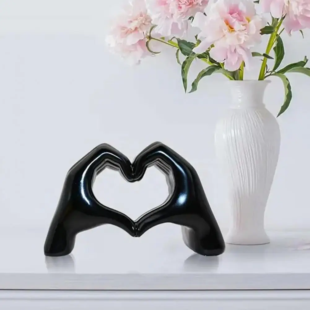Minimalism Heart Gesture Sculpture Resin Abstract Hand Love Statue Figurine Home Living Room Desktop Decoration Accessories Minimalism Heart Gesture Sculpture Resin Abstract Hand Love Statue Figurine Home Living Room Desktop Decoration Accessories
