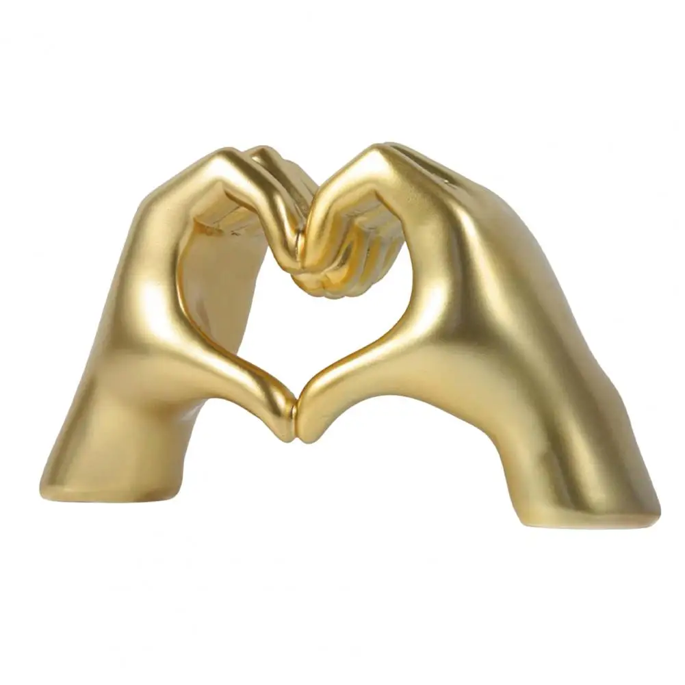 Minimalism Heart Gesture Sculpture Resin Abstract Hand Love Statue Figurine Home Living Room Desktop Decoration Accessories Minimalism Heart Gesture Sculpture Resin Abstract Hand Love Statue Figurine Home Living Room Desktop Decoration Accessories