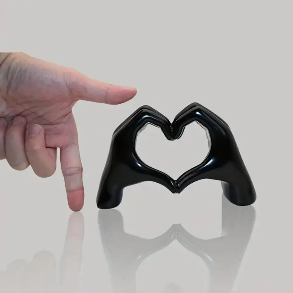 Minimalism Heart Gesture Sculpture Resin Abstract Hand Love Statue Figurine Home Living Room Desktop Decoration Accessories Minimalism Heart Gesture Sculpture Resin Abstract Hand Love Statue Figurine Home Living Room Desktop Decoration Accessories