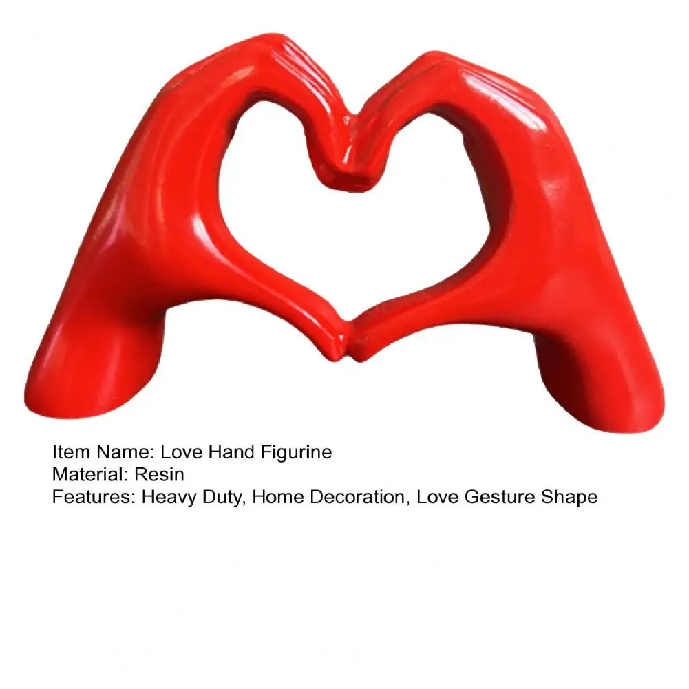Minimalism Heart Gesture Sculpture Resin Abstract Hand Love Statue Figurine Home Living Room Desktop Decoration Accessories Minimalism Heart Gesture Sculpture Resin Abstract Hand Love Statue Figurine Home Living Room Desktop Decoration Accessories