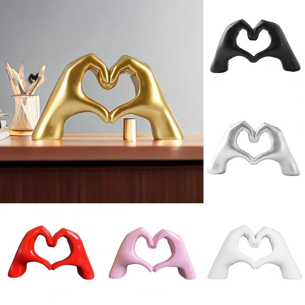Minimalism Heart Gesture Sculpture Resin Abstract Hand Love Statue Figurine Home Living Room Desktop Decoration Accessories Minimalism Heart Gesture Sculpture Resin Abstract Hand Love Statue Figurine Home Living Room Desktop Decoration Accessories