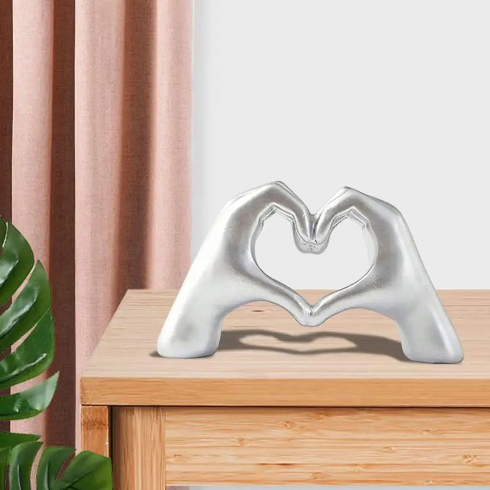 Minimalism Heart Gesture Sculpture Resin Abstract Hand Love Statue Figurine Home Living Room Desktop Decoration Accessories Minimalism Heart Gesture Sculpture Resin Abstract Hand Love Statue Figurine Home Living Room Desktop Decoration Accessories