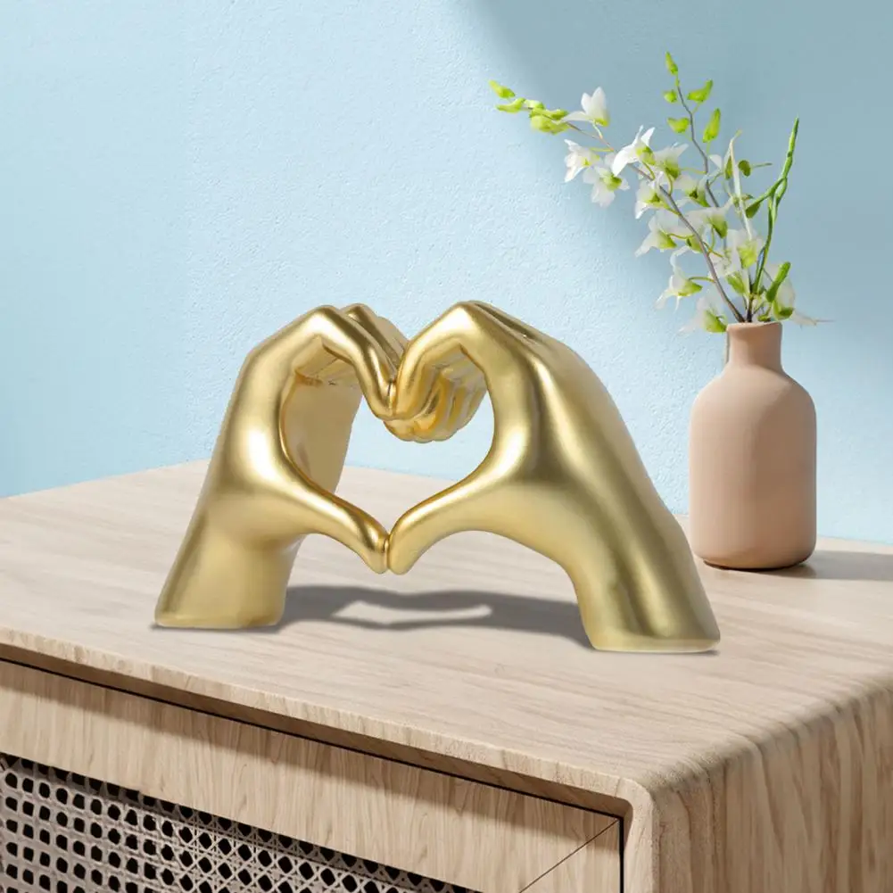 Minimalism Heart Gesture Sculpture Resin Abstract Hand Love Statue Figurine Home Living Room Desktop Decoration Accessories Minimalism Heart Gesture Sculpture Resin Abstract Hand Love Statue Figurine Home Living Room Desktop Decoration Accessories