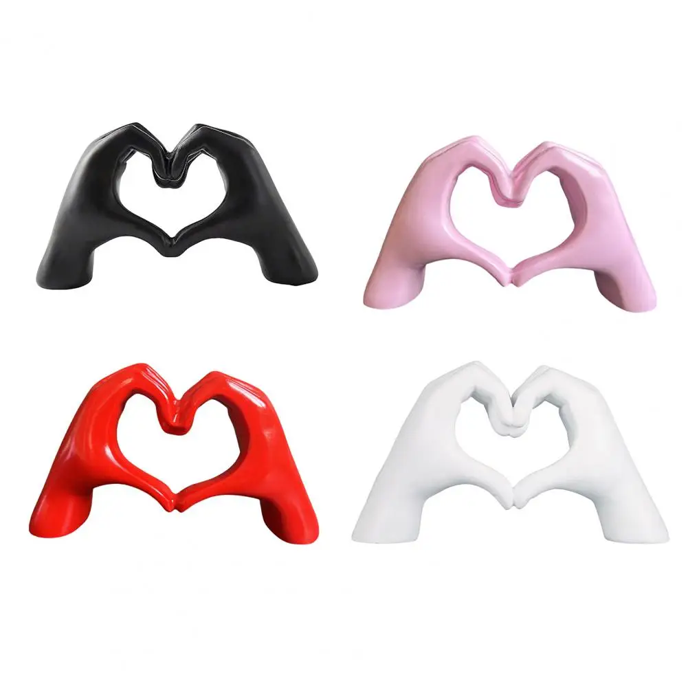 Minimalism Heart Gesture Sculpture Resin Abstract Hand Love Statue Figurine Home Living Room Desktop Decoration Accessories Minimalism Heart Gesture Sculpture Resin Abstract Hand Love Statue Figurine Home Living Room Desktop Decoration Accessories