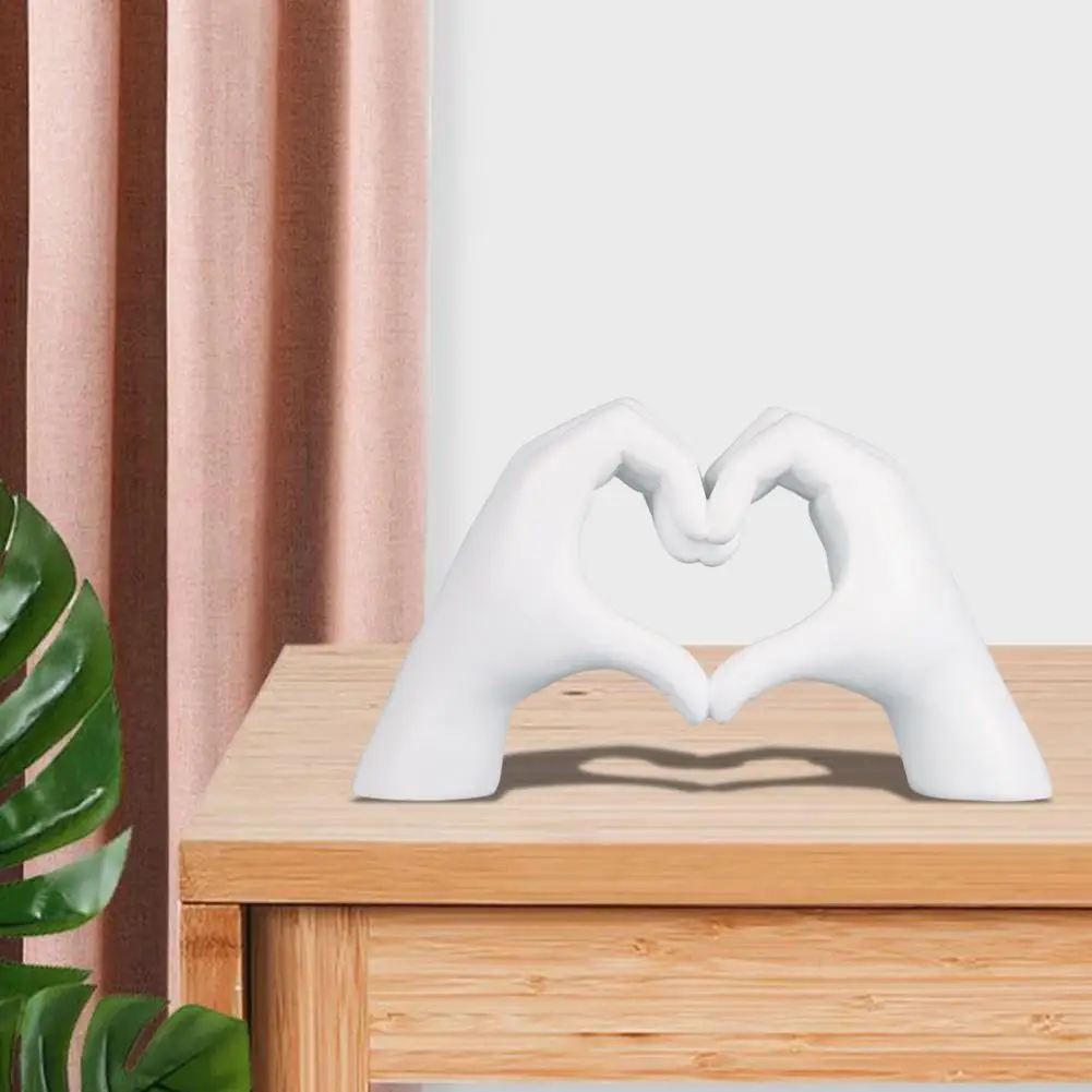 Minimalism Heart Gesture Sculpture Resin Abstract Hand Love Statue Figurine Home Living Room Desktop Decoration Accessories Minimalism Heart Gesture Sculpture Resin Abstract Hand Love Statue Figurine Home Living Room Desktop Decoration Accessories