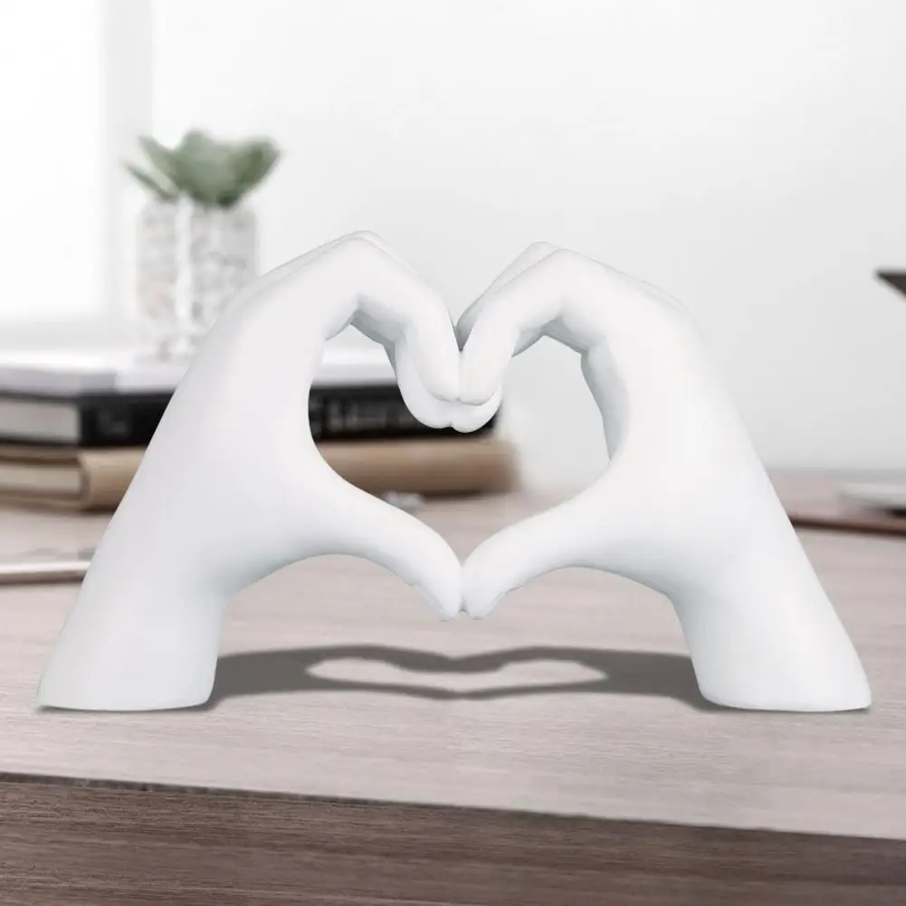 Minimalism Heart Gesture Sculpture Resin Abstract Hand Love Statue Figurine Home Living Room Desktop Decoration Accessories Minimalism Heart Gesture Sculpture Resin Abstract Hand Love Statue Figurine Home Living Room Desktop Decoration Accessories