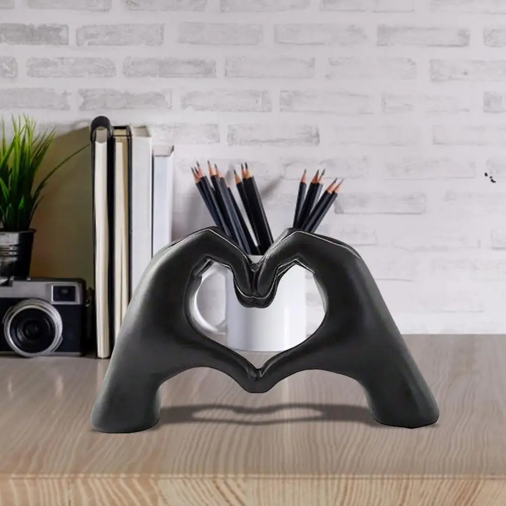 Minimalism Heart Gesture Sculpture Resin Abstract Hand Love Statue Figurine Home Living Room Desktop Decoration Accessories Minimalism Heart Gesture Sculpture Resin Abstract Hand Love Statue Figurine Home Living Room Desktop Decoration Accessories