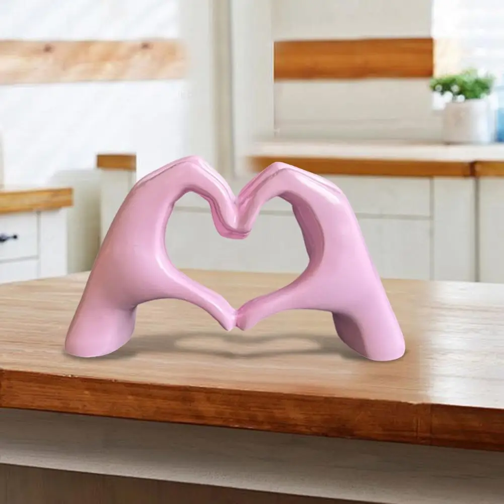 Minimalism Heart Gesture Sculpture Resin Abstract Hand Love Statue Figurine Home Living Room Desktop Decoration Accessories Minimalism Heart Gesture Sculpture Resin Abstract Hand Love Statue Figurine Home Living Room Desktop Decoration Accessories