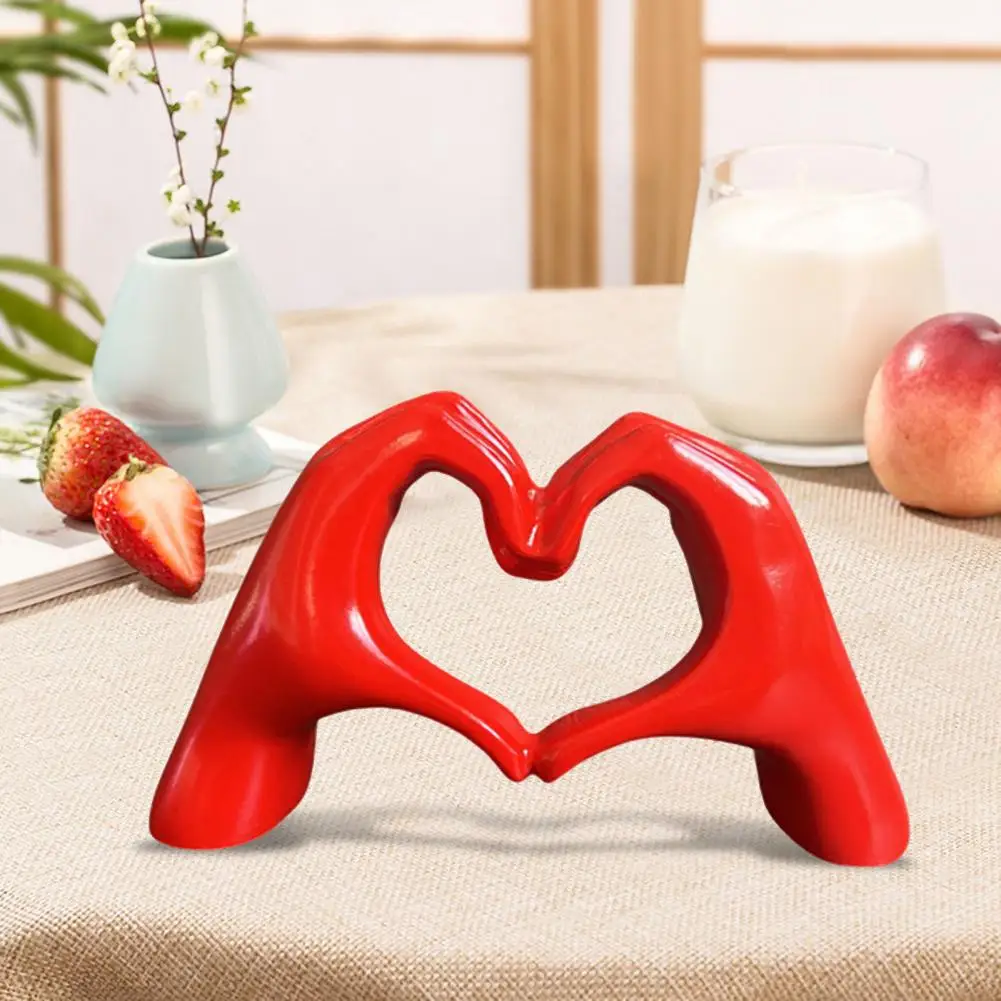 Minimalism Heart Gesture Sculpture Resin Abstract Hand Love Statue Figurine Home Living Room Desktop Decoration Accessories Minimalism Heart Gesture Sculpture Resin Abstract Hand Love Statue Figurine Home Living Room Desktop Decoration Accessories