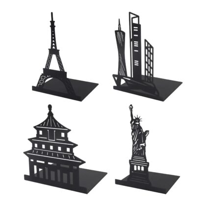 Βιβλιοστάτης "World Architecture" – Μεταλλικοί με Σχέδια Διάσημων Ορόσημων
