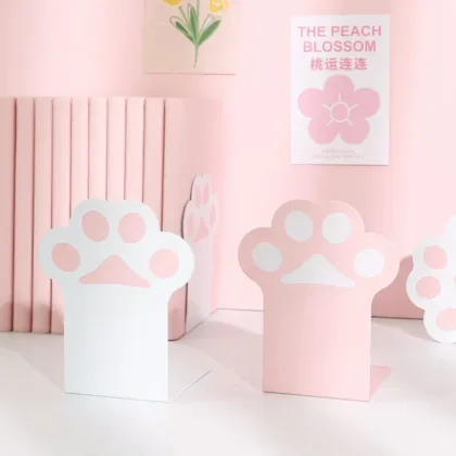 Σετ 2 Βιβλιοστάτες "Cat Paw" – Χαριτωμένο Kawaii Στυλ