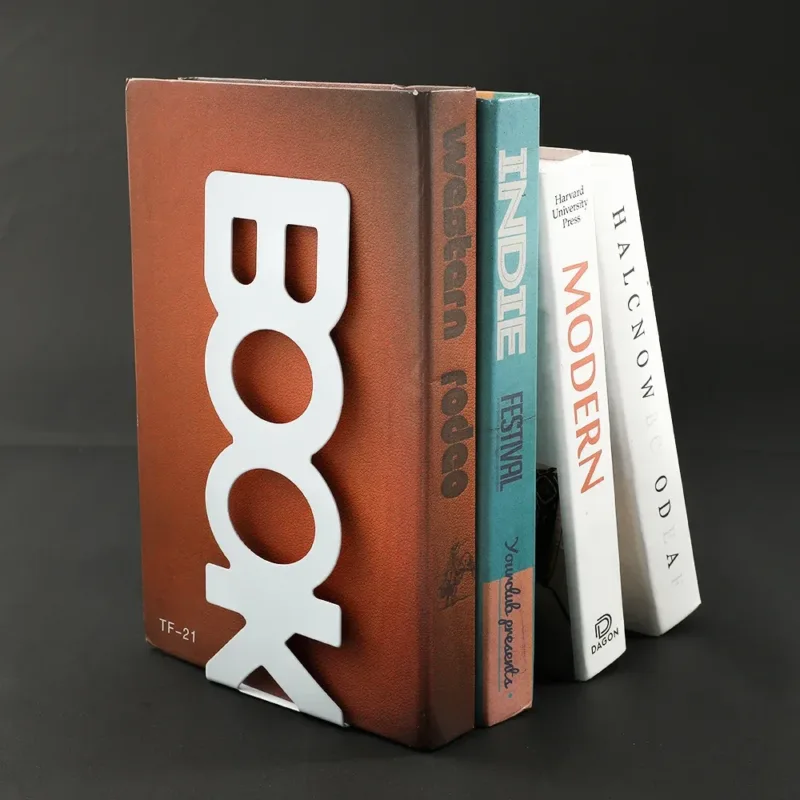 Σετ Μεταλλικοί Βιβλιοστάτες "BOOK" - Image 3