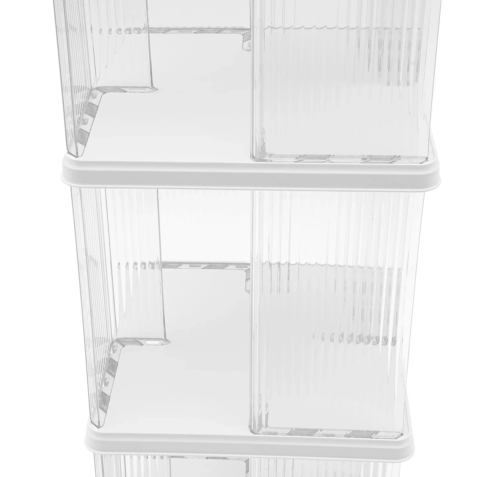 Rotary Bookshelf Home High Density Book Case 360° Rotating Storage Display Rack Floor Standing Shelves
