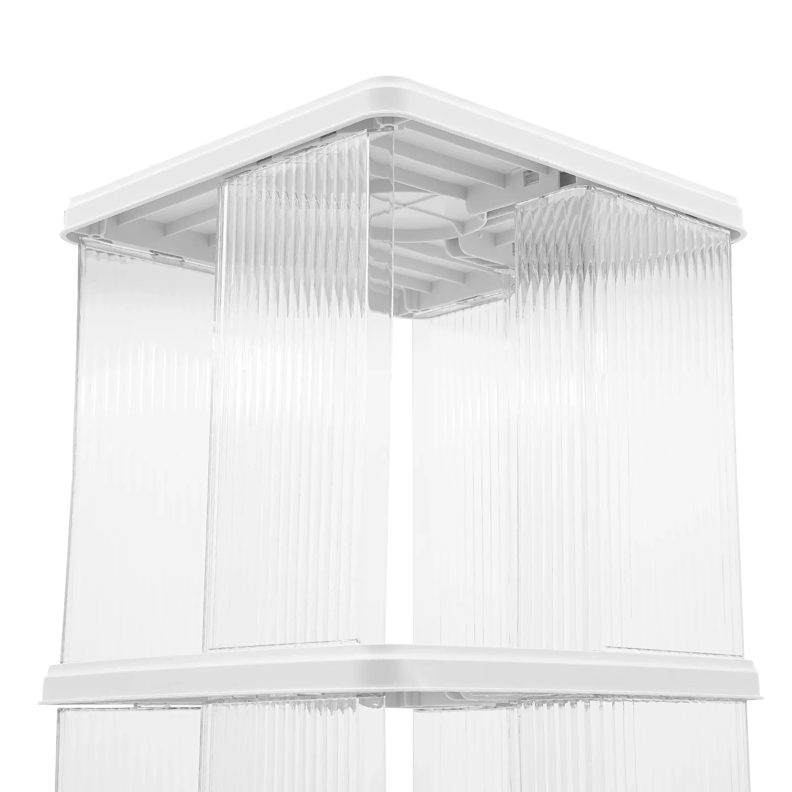 Rotary Bookshelf Home High Density Book Case 360° Rotating Storage Display Rack Floor Standing Shelves
