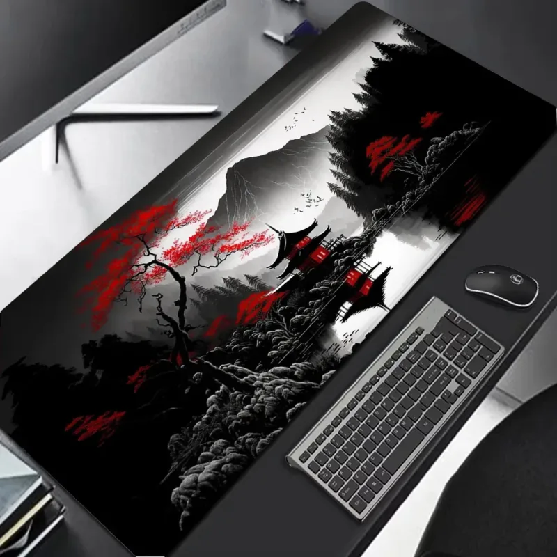Sakura Scenery – Αντιολισθητικό Mouse Pad Γραφείου για Gaming & Εργασία με Ανθεκτική Ραφή - Image 3