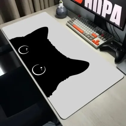 Αστείο Μαύρο Γατάκι: XXL Mousepad
