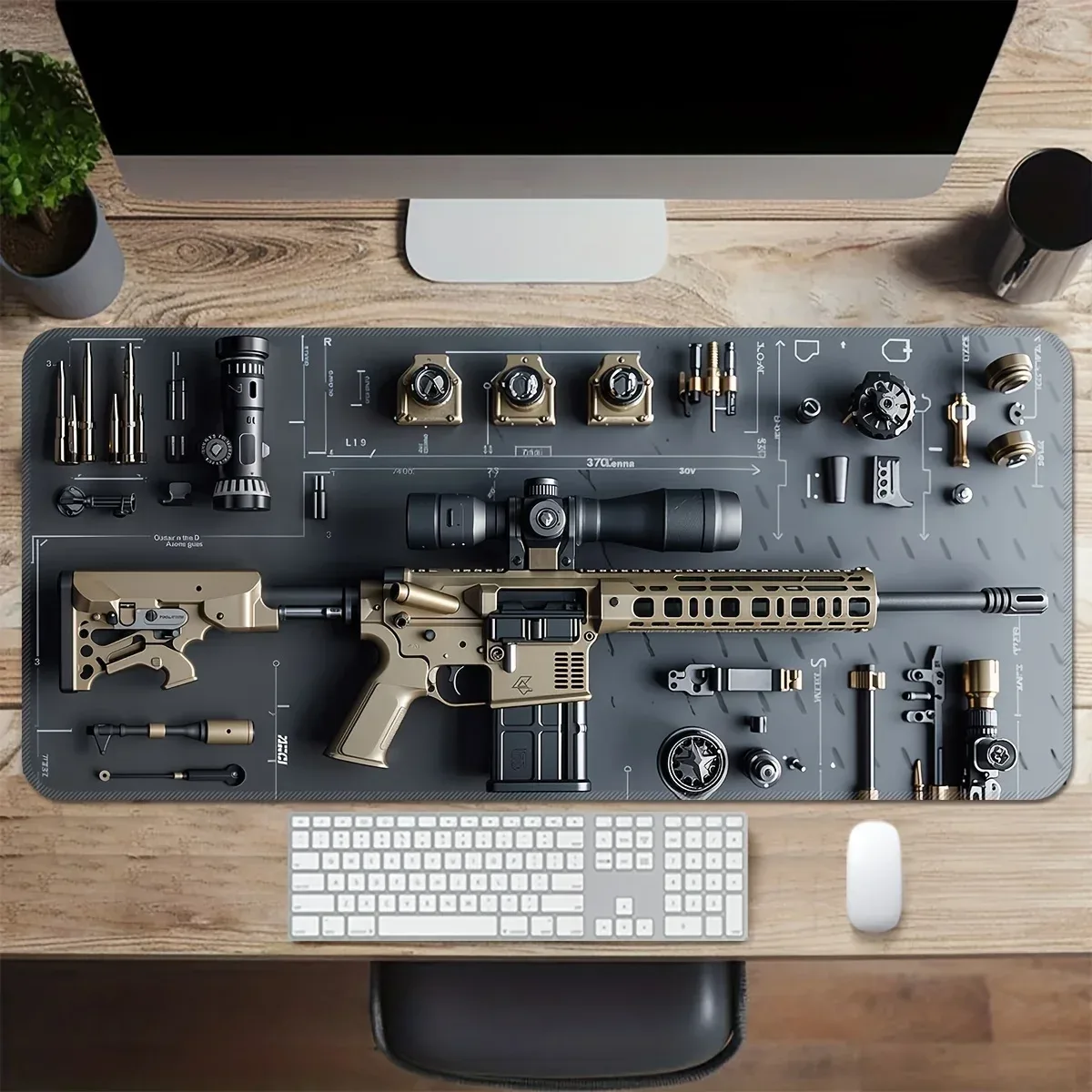 Tactical Gun MousePad L 3 Tactical Gun MousePad L - Image 3