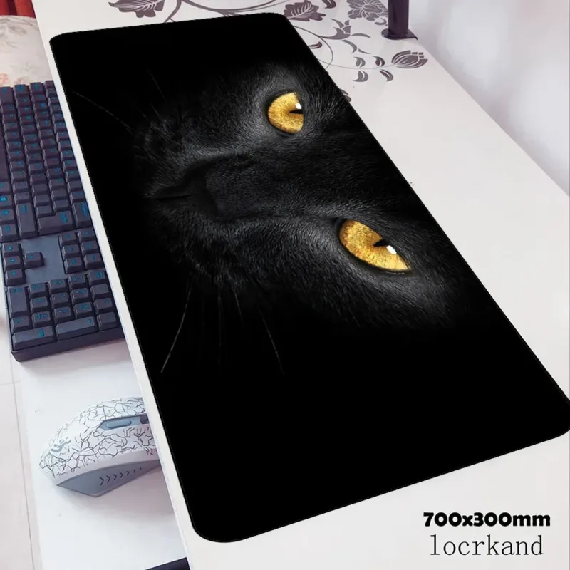 Mouse Pad XXL με Σχέδιο Γάτα, Τίγρη & Λιοντάρι