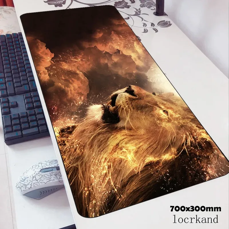 Mouse Pad XXL με Σχέδιο Γάτα, Τίγρη & Λιοντάρι - Image 2