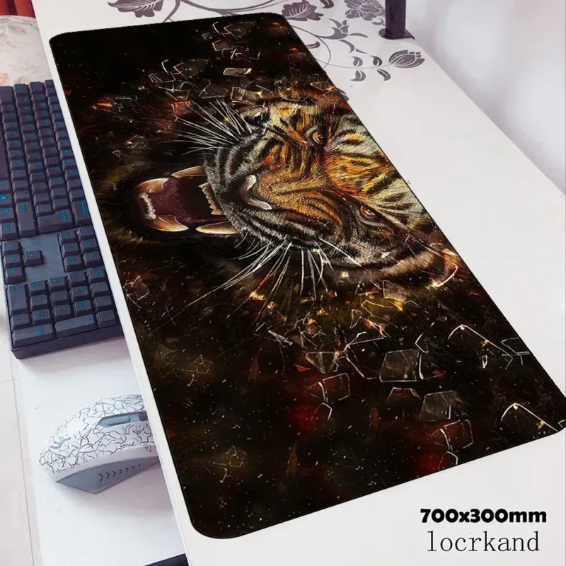 Mouse Pad XXL με Σχέδιο Γάτα, Τίγρη & Λιοντάρι - Image 3