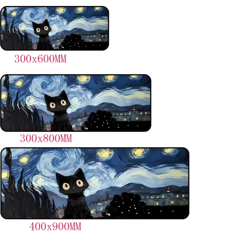Starry Night Cat MousePad - Image 3