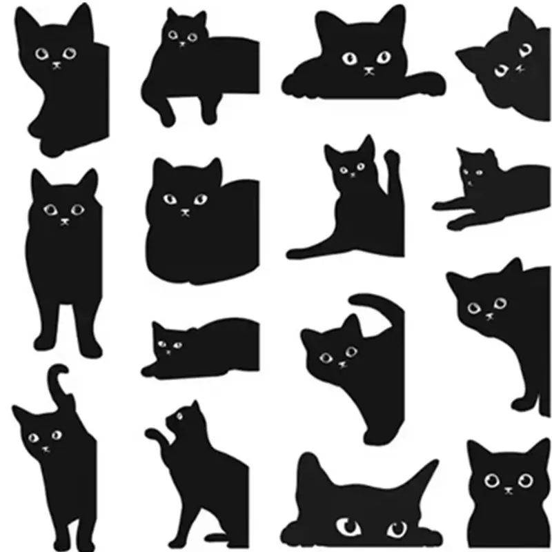 15pcs Black Cat