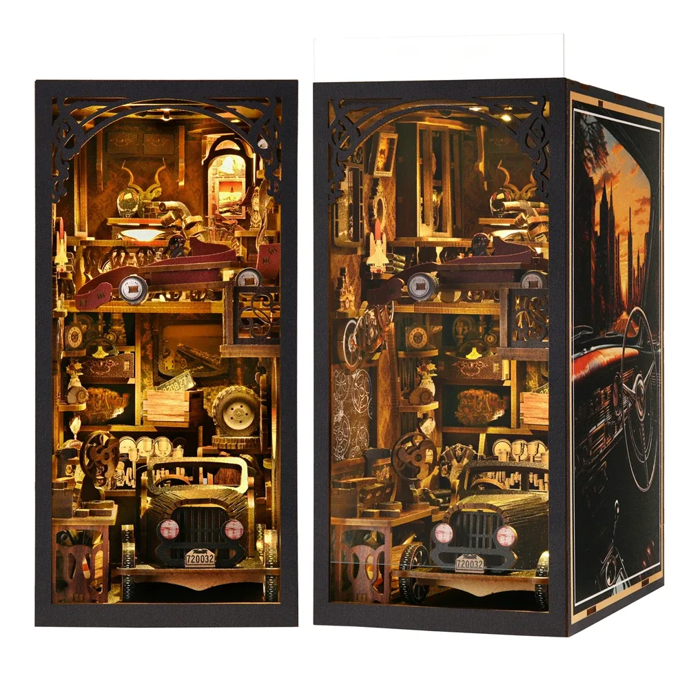 Ξύλινο Παζλ Book Nook Kit Classic Car