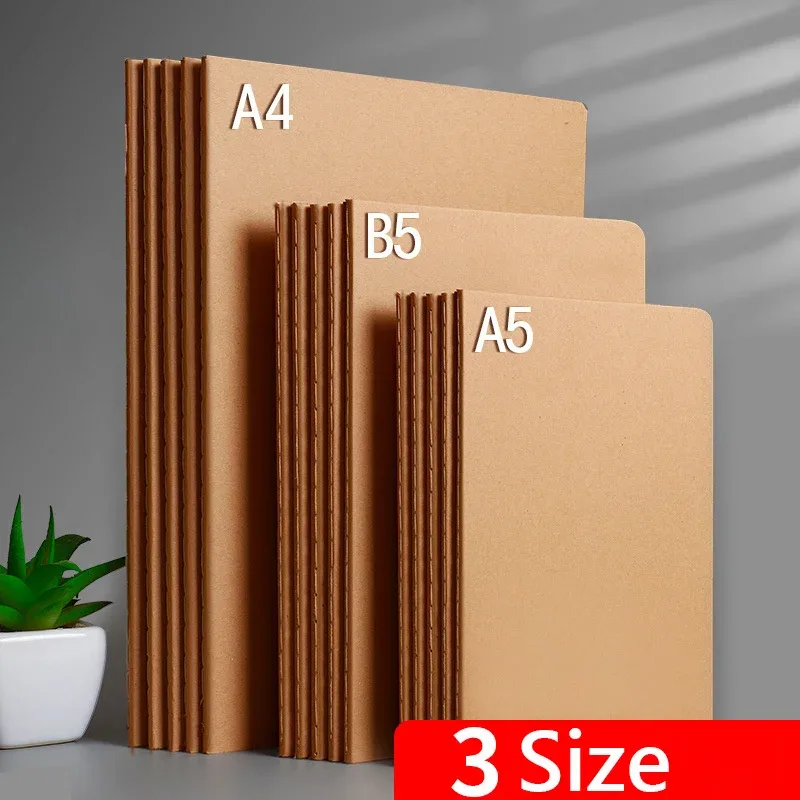 Σημειωματάριο Kraft A4 / B5 / A5 (72 σελ) 2 Σημειωματάριο Kraft A4 / B5 / A5 (72 σελ) - Image 2