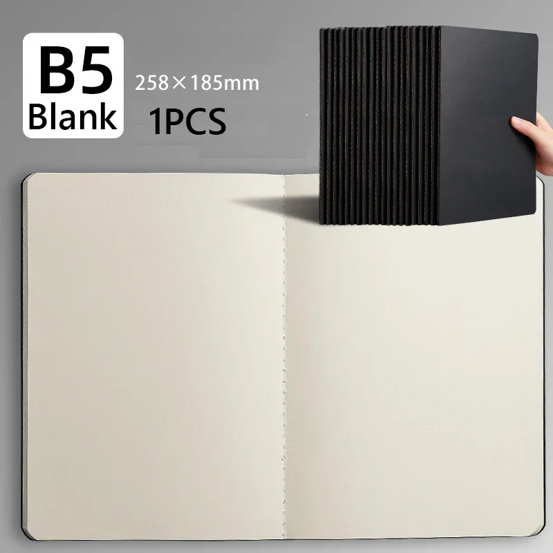 B5 Black Blank