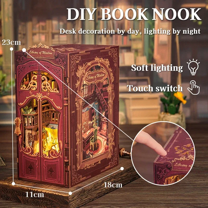 Βιβλιοθήκη της σοφίας DIY Book Nook 3 Βιβλιοθήκη της σοφίας DIY Book Nook - Image 3