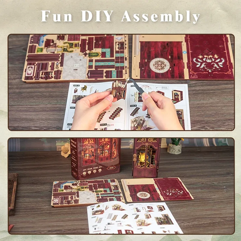 Βιβλιοθήκη της σοφίας DIY Book Nook 6 Βιβλιοθήκη της σοφίας DIY Book Nook - Image 6