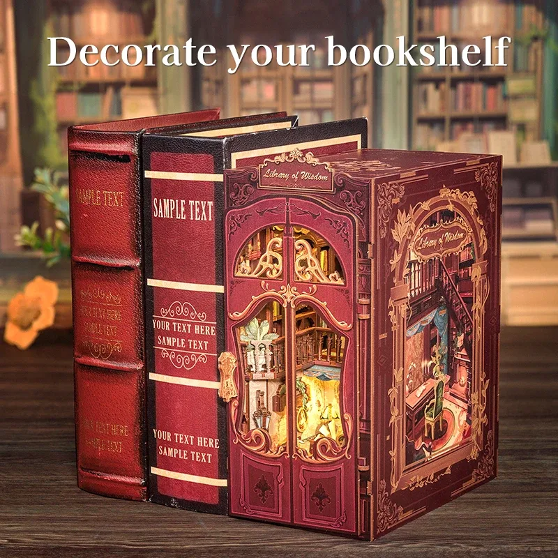 Βιβλιοθήκη της σοφίας DIY Book Nook 2 Βιβλιοθήκη της σοφίας DIY Book Nook - Image 2
