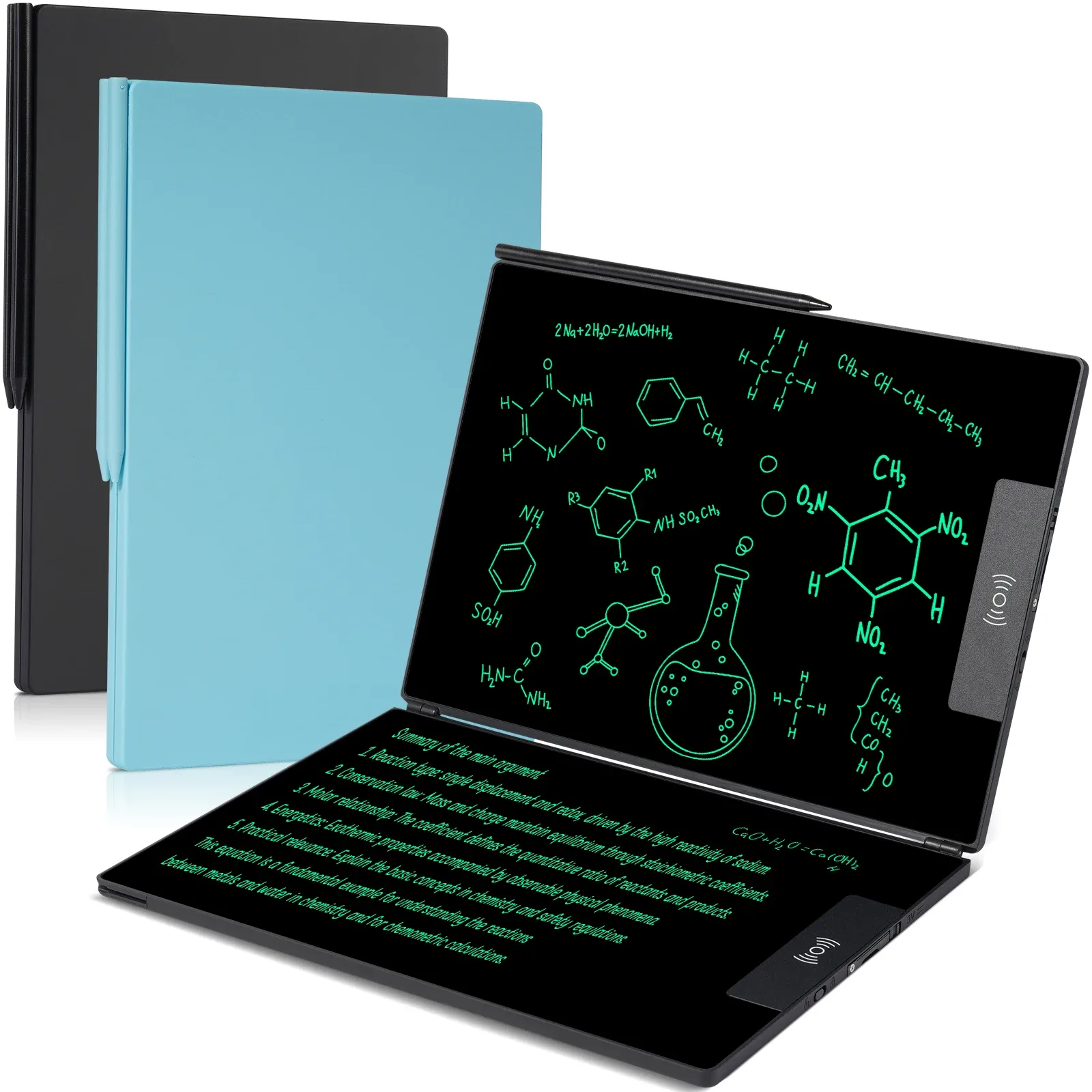 Αναδιπλούμενο LCD Writing Tablet 14.3" - Ψηφιακό Σημειωματάριο Διπλής Οθόνης 1 Αναδιπλούμενο LCD Writing Tablet 14.3" - Ψηφιακό Σημειωματάριο Διπλής Οθόνης