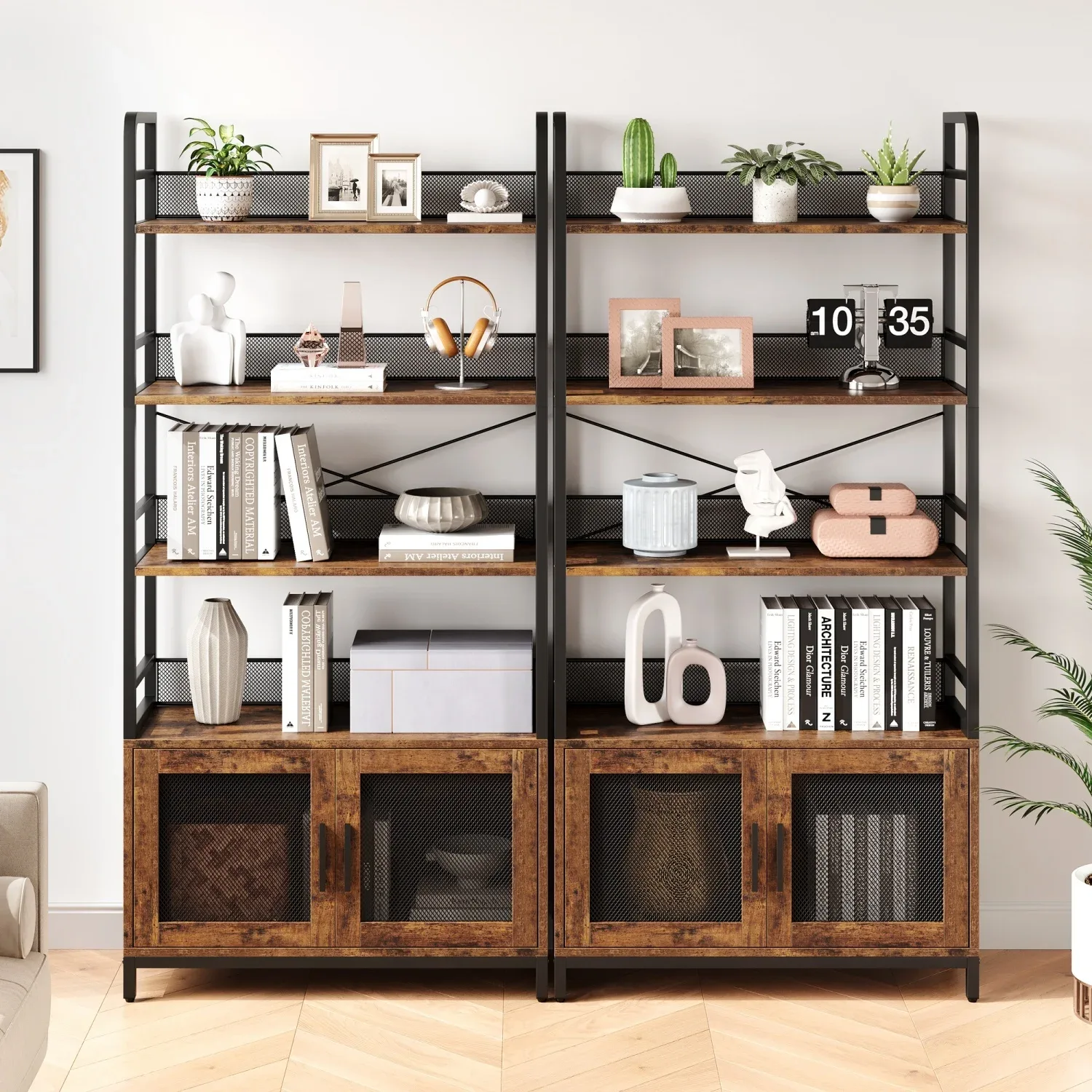 Βιβλιοθήκη με Ντουλάπια και 4 ράφια | 180cm 6 Βιβλιοθήκη με Ντουλάπια και 4 ράφια | 180cm - Image 6