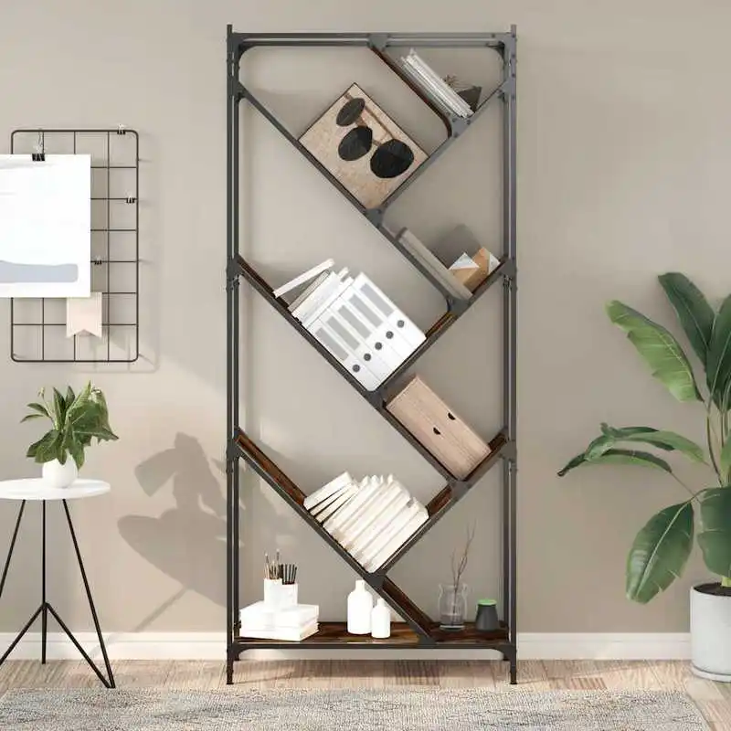 Βιβλιοθήκη Tree Design με Μεταλλικό Σκελετό & Ξύλινα Ράφια - 180cm 3 Βιβλιοθήκη Tree Design με Μεταλλικό Σκελετό & Ξύλινα Ράφια - 180cm - Image 3