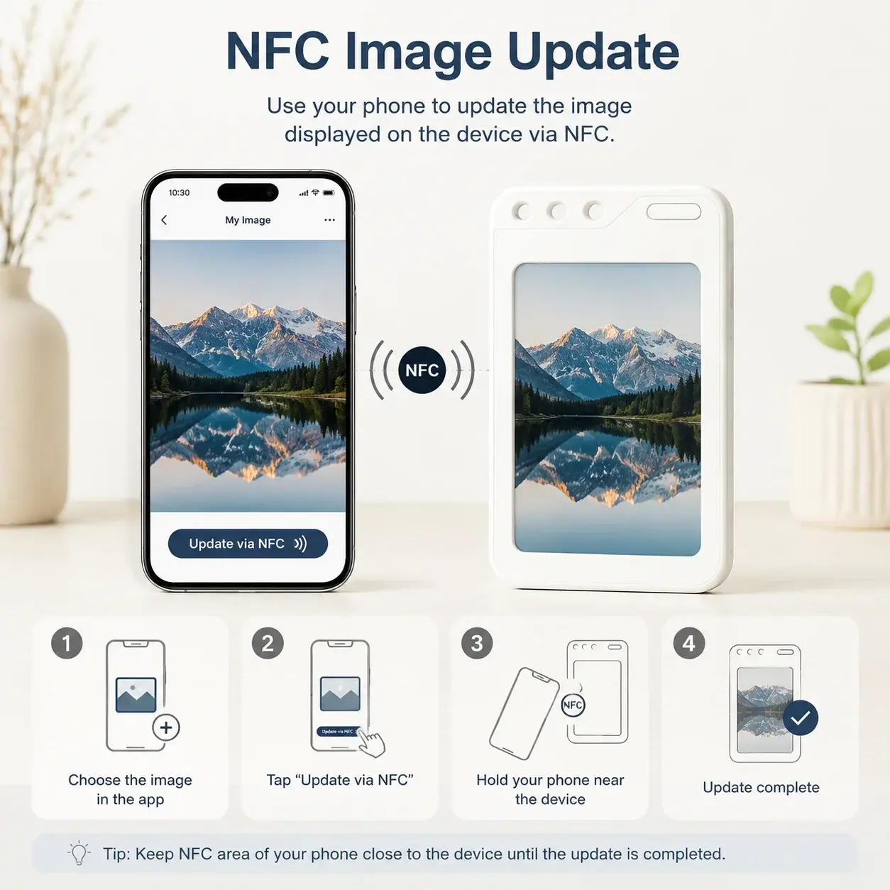Έξυπνο Κρεμαστό Αξεσουάρ Οθόνης E-Ink 3.7″ NFC | (Χωρίς Μπαταρία) 2 Έξυπνο Κρεμαστό Αξεσουάρ Οθόνης E-Ink 3.7″ NFC | (Χωρίς Μπαταρία) - Image 2